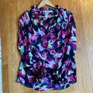 DVF Silk Watercolor Blouse